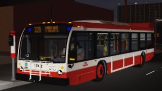 TTC  2017 Novabus LFS 8832 Route 339 Finch East Blue Night to Markham [upl. by Ennaylil]