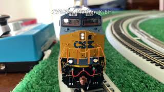 ESU Loksound 5 DCC Sound Demo Horn and Bell Selection of the ScaleTrains Rivet Counter GE ES44 GEVO [upl. by Kina]