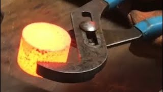 heat treating “hardening” A2 TOOL STEEL in a paragon oven [upl. by Assirrem]