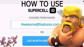 How to use Supercell ID  How to have Multiple Accounts on One Device  Clash of Clans [upl. by Helenka]