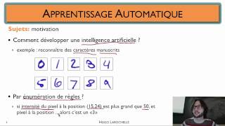 Apprentissage automatique 11  Concepts fondamentaux  motivation [upl. by Ferretti78]