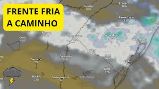 FRENTE FRIA A CAMINHO [upl. by Brina]