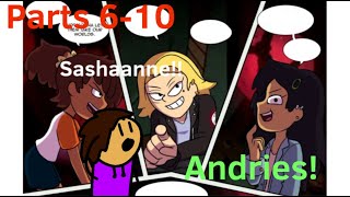 Reacting to Amphibia season 4 fan made comic dub Parts 610 [upl. by Wyck]