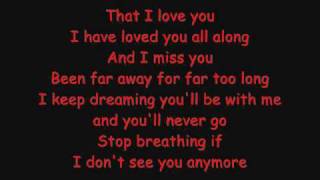 Far Away by Nickelback with lyrics [upl. by Aerdnaz644]