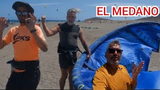 AQUI SE HACEN LOS CAMPEONATOS KITESURF Y WINDSURF EL MEDANO TENERIFE 👉 [upl. by Nevil]