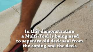 How to Clean Out Old Deck Seal [upl. by Artinak]