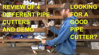 Best PVC Pipe Cutter Review Price Comparison and Demonstration on 4 Different Brands [upl. by Nogaem]