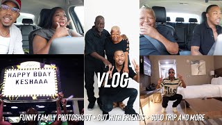 VLOG  Funny Family Photoshoot  Out with Friends  Solo Trip and More [upl. by Snow]