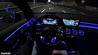 The Mercedes AMG A45 S 2024 NIGHT Test Drive [upl. by Tamah]