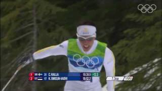 Charlotte Kalla SWE Wins CrossCountry Skiing 10km Gold  Vancouver 2010 Olympics [upl. by Gus564]