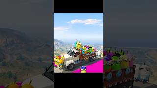 GTA 5  Crazy Ragdoll Spiderman Vs Minions w Upnatomizer Funny Fails gta6 funnyragdolls gtamemes [upl. by Bakemeier72]