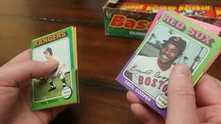 1975 Topps Baseball Wax Box Opening  Real or Searched You Be The Judge [upl. by Plate700]