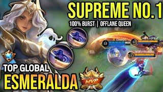 ESMERALDA BEST BUILD 2023  TOP GLOBAL ESMERALDA GAMEPLAY  MOBILE LEGENDS✓ [upl. by Ecnerat]