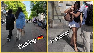 Walking Hanover  Germany 🇩🇪 [upl. by Nor]