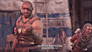 Assassins Creed Odyssey  Meeting amp Saving Barnabas  Cyclops Boss PS4 Pro [upl. by Ginnifer]