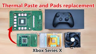 Xbox Series X Thermal Paste and Pads replacement and Cooling System cleaning [upl. by Flori]