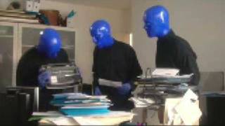 Blue Man Group Office Shredder [upl. by Aennil]