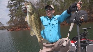 Carters Lake GA Walleye Trolling  8lber caught on video  Must See [upl. by Preuss]