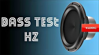 Bass Test for Subwooferr 10 Hz to 120 Hz Sound [upl. by Ahsircal497]