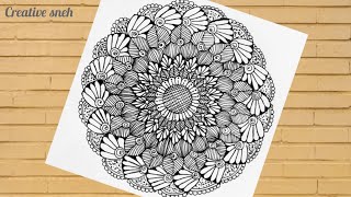 How to make mandala art  Mandala art tutorial for beginners  mandala mandalaart art [upl. by Gnaig]