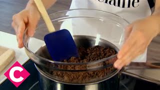 How to melt chocolate using a doubleboiler [upl. by Vivien]