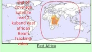 East african beam Nss12 57Eout of coverage satellite Tracking video [upl. by Funch]