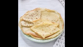 Solo 3 ingredienti per le crepes perfette farina latte e uova  dolci o salate Ricette che Passione [upl. by Annaeed]