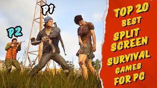 Top 20 Local Co op Split Screen Survival Games For PC Without Nucleus Co op 2024 [upl. by Onfre625]