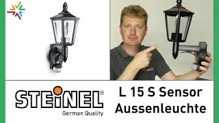 quotSTEINEL L 15 Squot Sensor Außenleuchte watt24Video Nr 83 [upl. by Aufa]