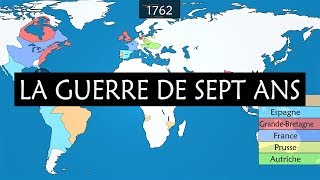 La guerre de Sept Ans  Résumé sur cartes [upl. by Mariann]