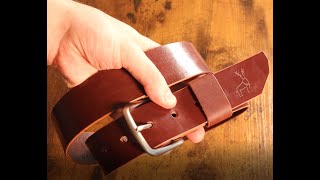 Making A Belt to last a lifetime [upl. by Peers485]