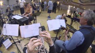 Oboe Cam  playing for a contra dance with Stolen Goods [upl. by Weig261]