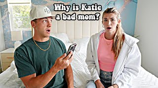 MAKING UP FAKE DISRESPECTFUL QUESTIONS TO ASK MY WIFE PRANK ENDS BAD [upl. by Fording]