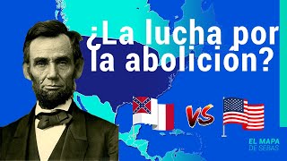 ⚔︎🇺🇸La GUERRA de SECESIÓN o G Civil Estadounidense en 12 minutos ⚔︎🇺🇸  El Mapa de Sebas [upl. by Etezzil]