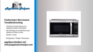 Farberware Microwave Troubleshooting [upl. by Ziwot]