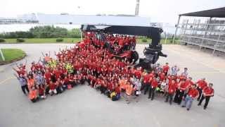 Kalmar Gloria reachstacker launch in APAC Shanghai 2014 [upl. by Thorstein]