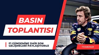 ALONSO RED BULLA MI GİDİYOR Basın Toplantısı 9 [upl. by Aitnyc]