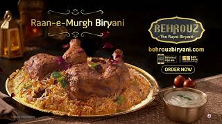 RaaneMurgh Biryani  Behrouz  The Royal Biryani  Order Now [upl. by Ailen]