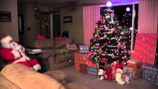 Santas Visit to the Fortin house 2011  HD 1080p Video Sharing [upl. by Zinck923]