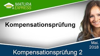 Kompensationsprüfung 2  Zentralmatura Mathematik Mai 2018 25 [upl. by Sadella760]