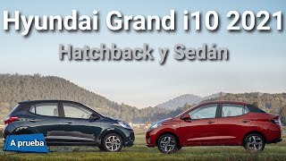 Hyundai Grand i10 2021  ¿sedán o hatchback Ventajas y desventajas  Autocosmos [upl. by Olnay535]