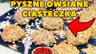 🟡Owsiane Ciasteczka Bez Cukru  Zobacz Super Przepis  Krok Po Kroku  Wystrzałowa Kuchnia [upl. by Lucky]