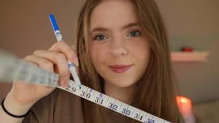 ASMR Messing with your face 📏 Measuring you tracing amp drawing on your face [upl. by Lisetta443]