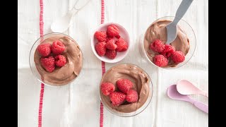 Easy Healthy Recipes How to Make Chocolate Tofu Pudding For Kids [upl. by Kcirdle]