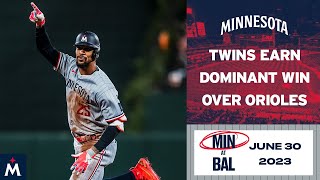 Twins vs Orioles Game Highlights 63023  MLB Highlights [upl. by Anastasie]