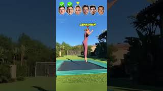 Footballers Crazy Jump Challenge🔥 [upl. by Eimilb]