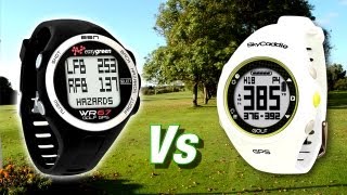 Easygreen WR67 Vs SkyCaddie  GPS golf watch review [upl. by Ahseile]