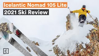 2021 Icelantic Nomad 105 Lite Ski Review  Curated [upl. by Saimon]