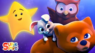 Lullaby Forest  A Twinkle Twinkle Bedtime Movie  Super Simple Songs [upl. by Barling]