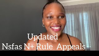 2024 Nsfas N Rule Appeals Update  No appeal button nsfas NRule nsfasappeal [upl. by Yelbmik]